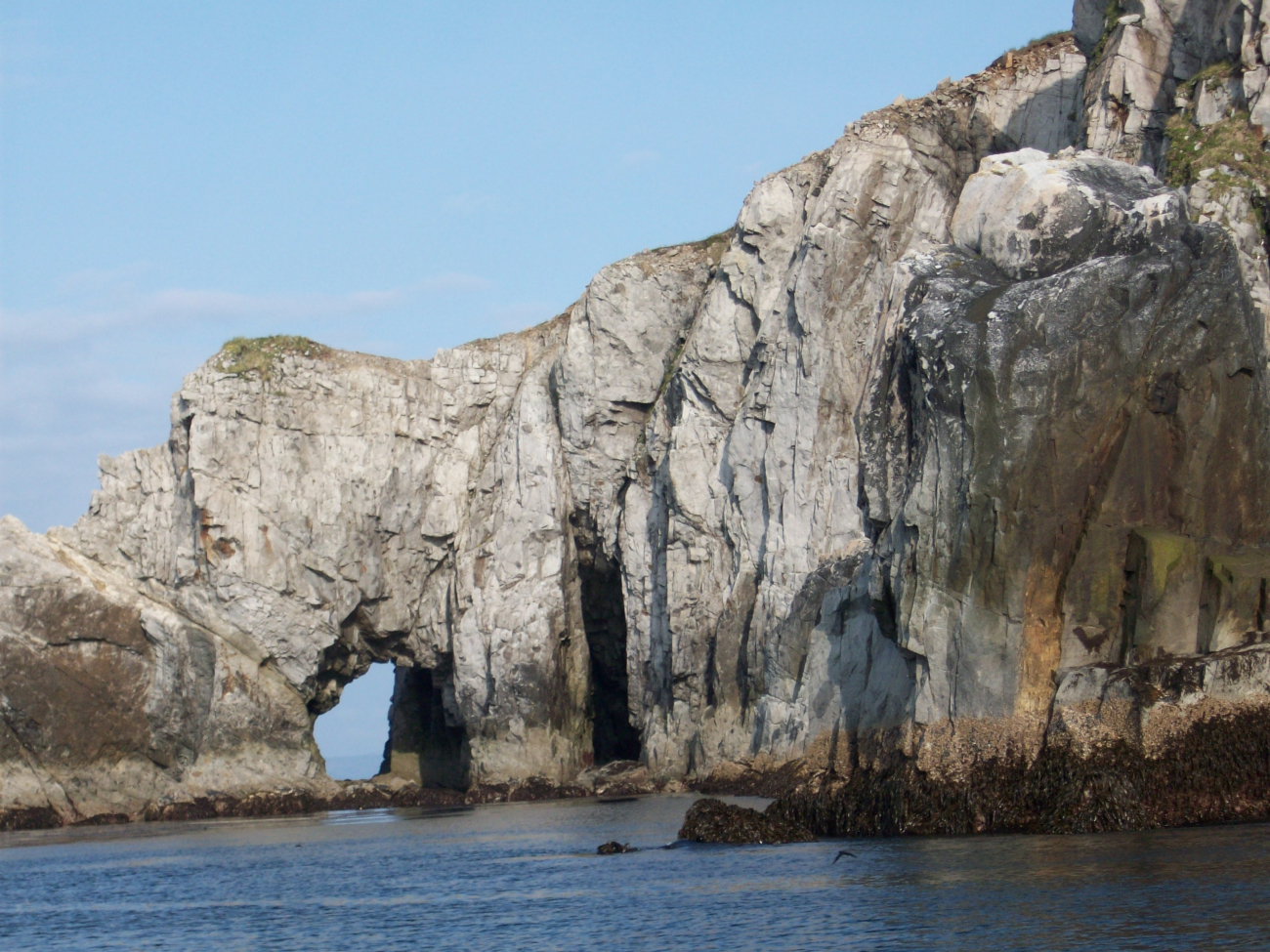 A natural bridge on the rocky shores of the Shumagin Islands