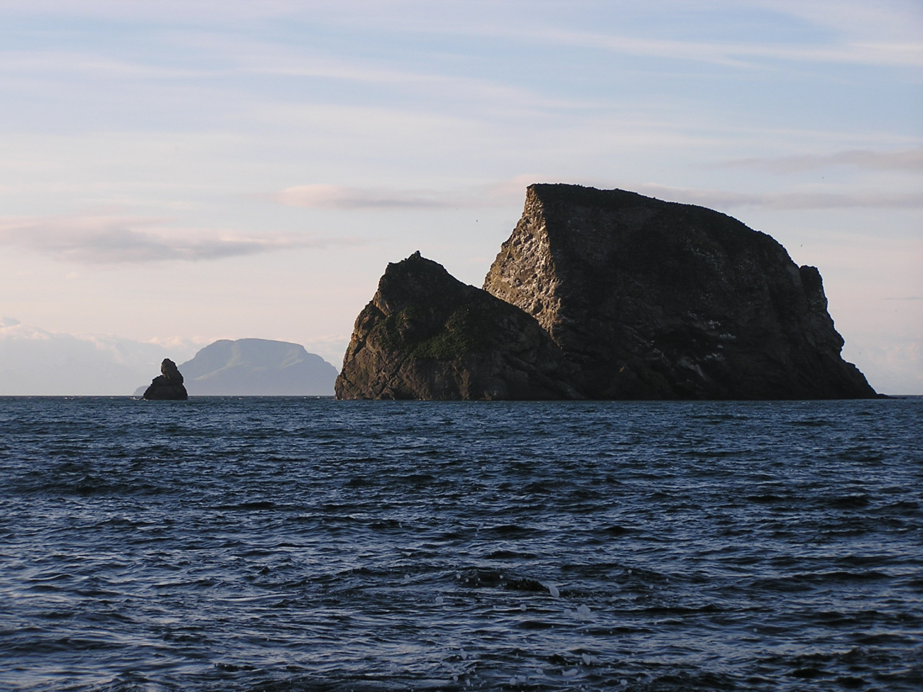 Offshore rocks or small islands? A scene in the Shumagin Islands
