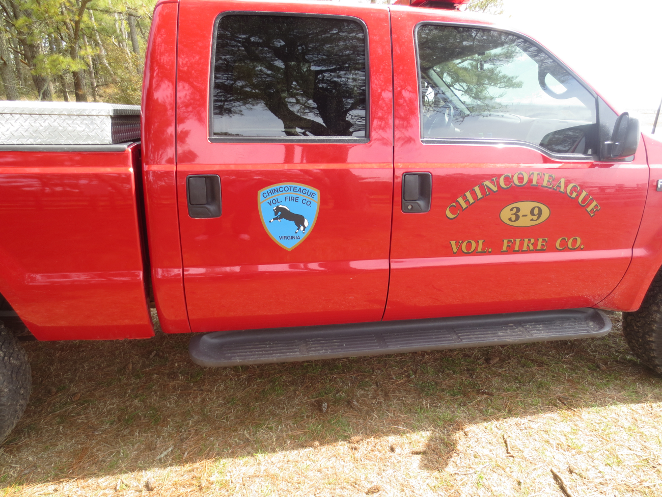 Chincoteague volunteer fire department truck