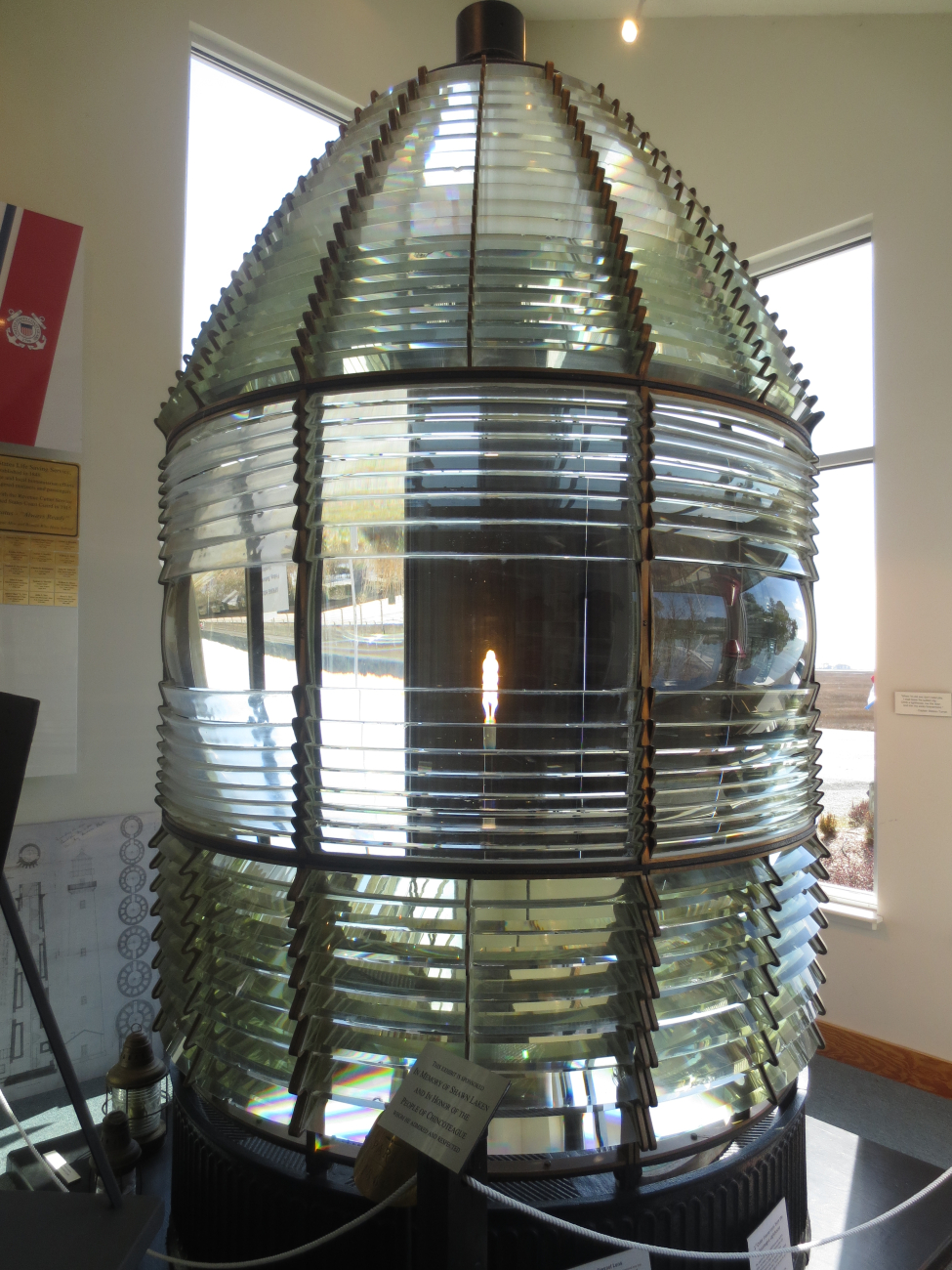 The first-order Fresnel Lens that graced Assateague Lighthouse from 1867-1961