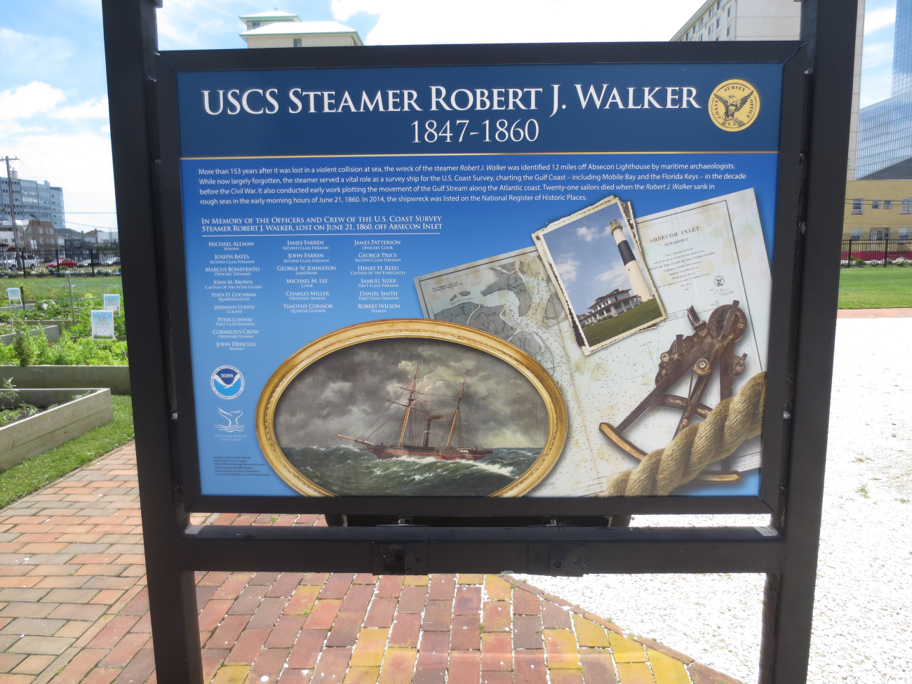 The United States Coast Survey Steamer ROBERT J