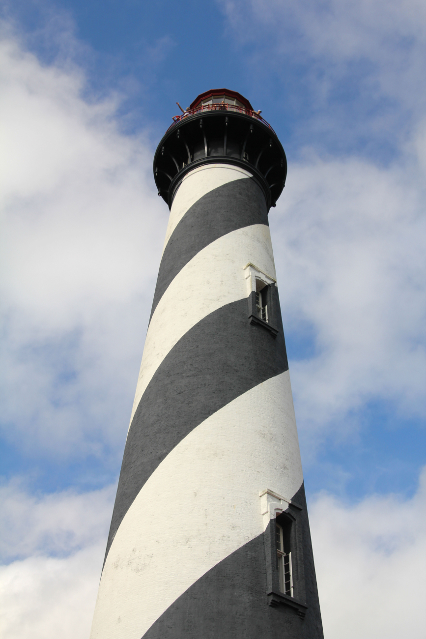 Cape Hatteras Lighthouse, the tallest in the United States at 210 feet