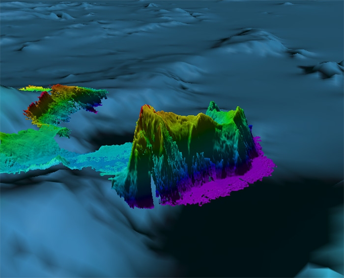Unidentified seamount