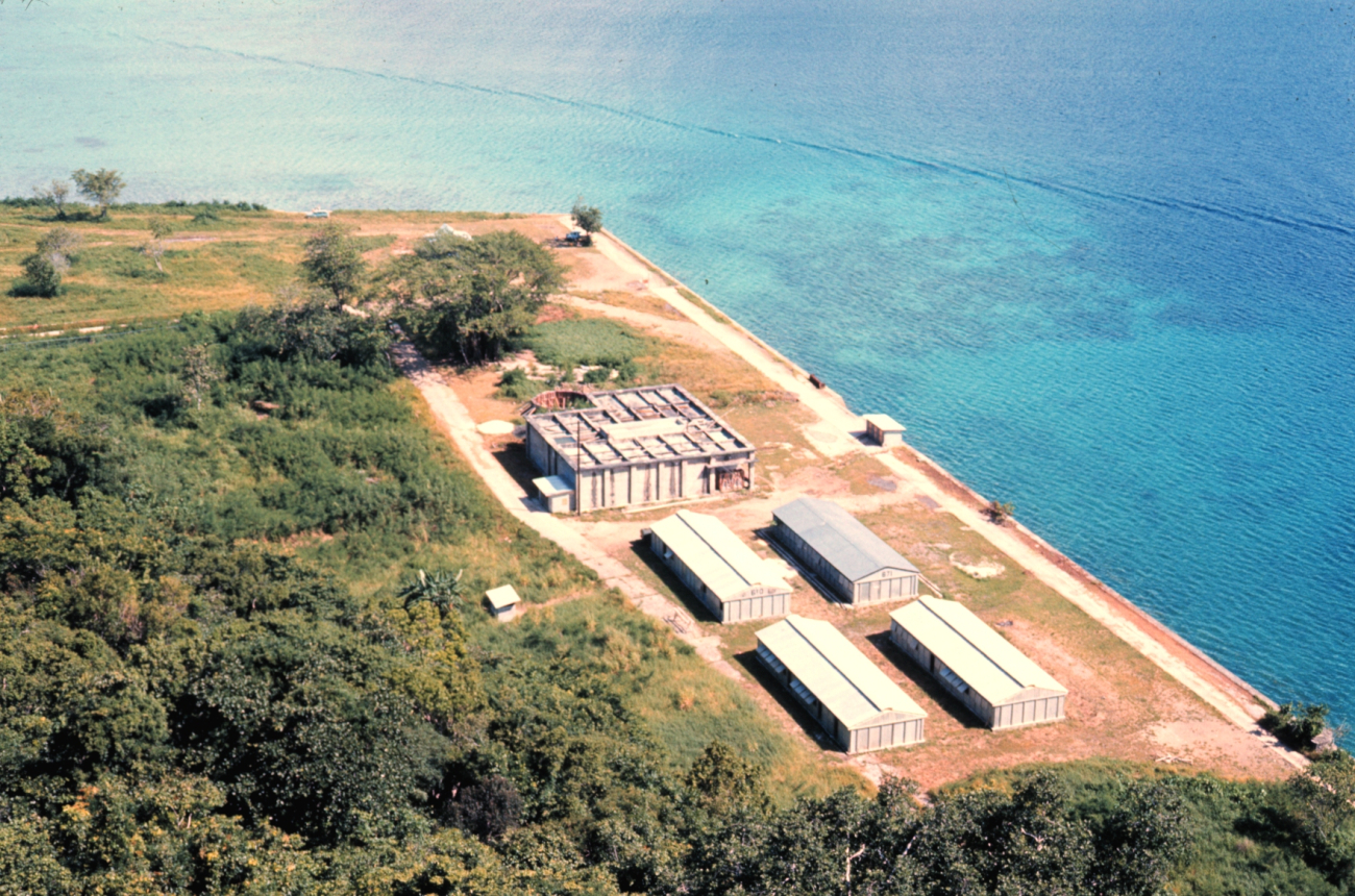 Micronesian mariculture demonstration center before renovation