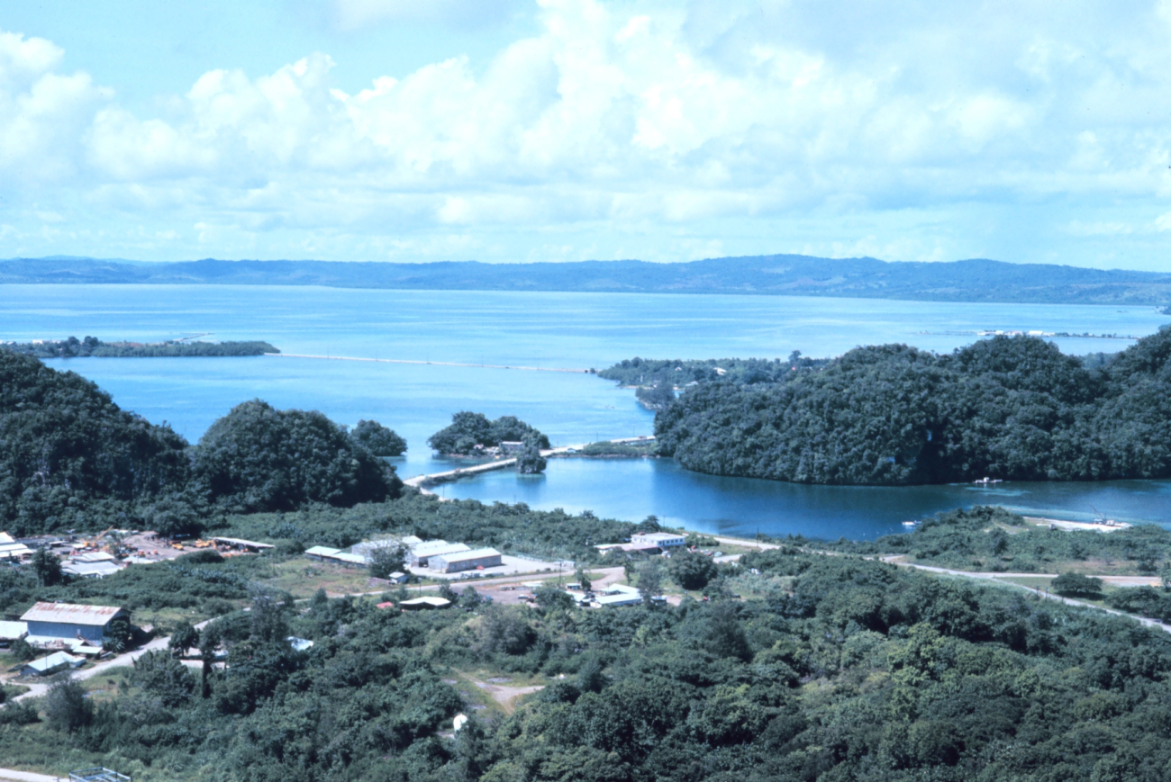 The causeway between Malakal and Koror Islands