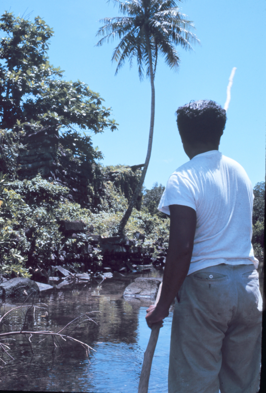 Approaching the prehistoric Micronesian city of Nan Madol