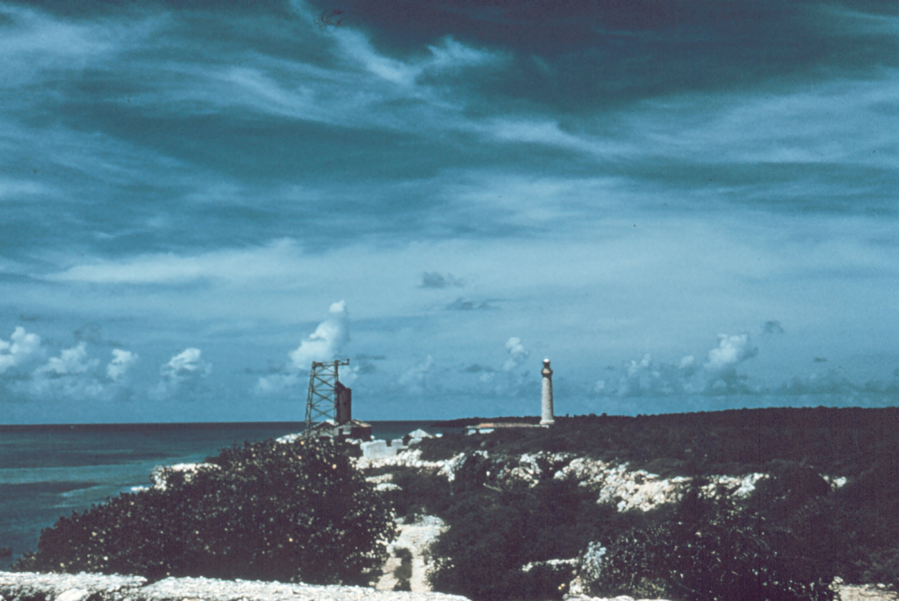 The lighthouse at Cabo Cruz- site locality of very rare lizard whose total rangeis approximately four acres