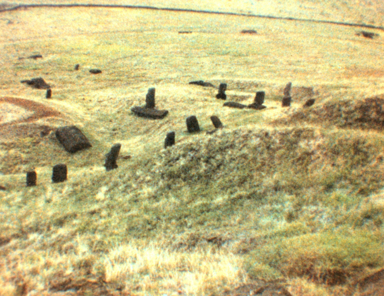 The stone quarry at Easter Island