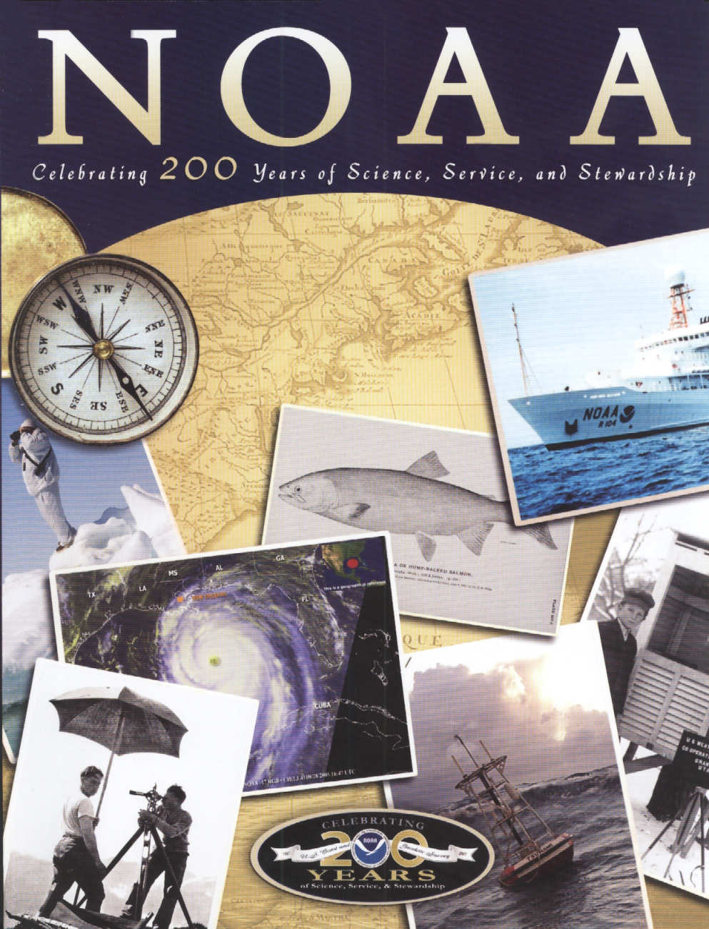 Cover of NOAA magazine that was published to accompany the 200thAnniversary of the founding of NOAA's oldest ancestor agency