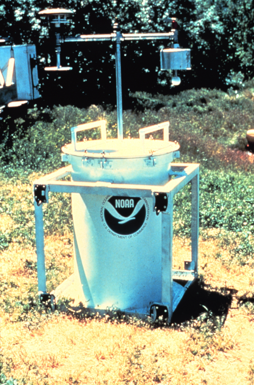 During the early 1980s, NSSL and University of Oklahoma researchers place TOTO(TOtable Tornado Observatory) in the path of an on-coming tornado