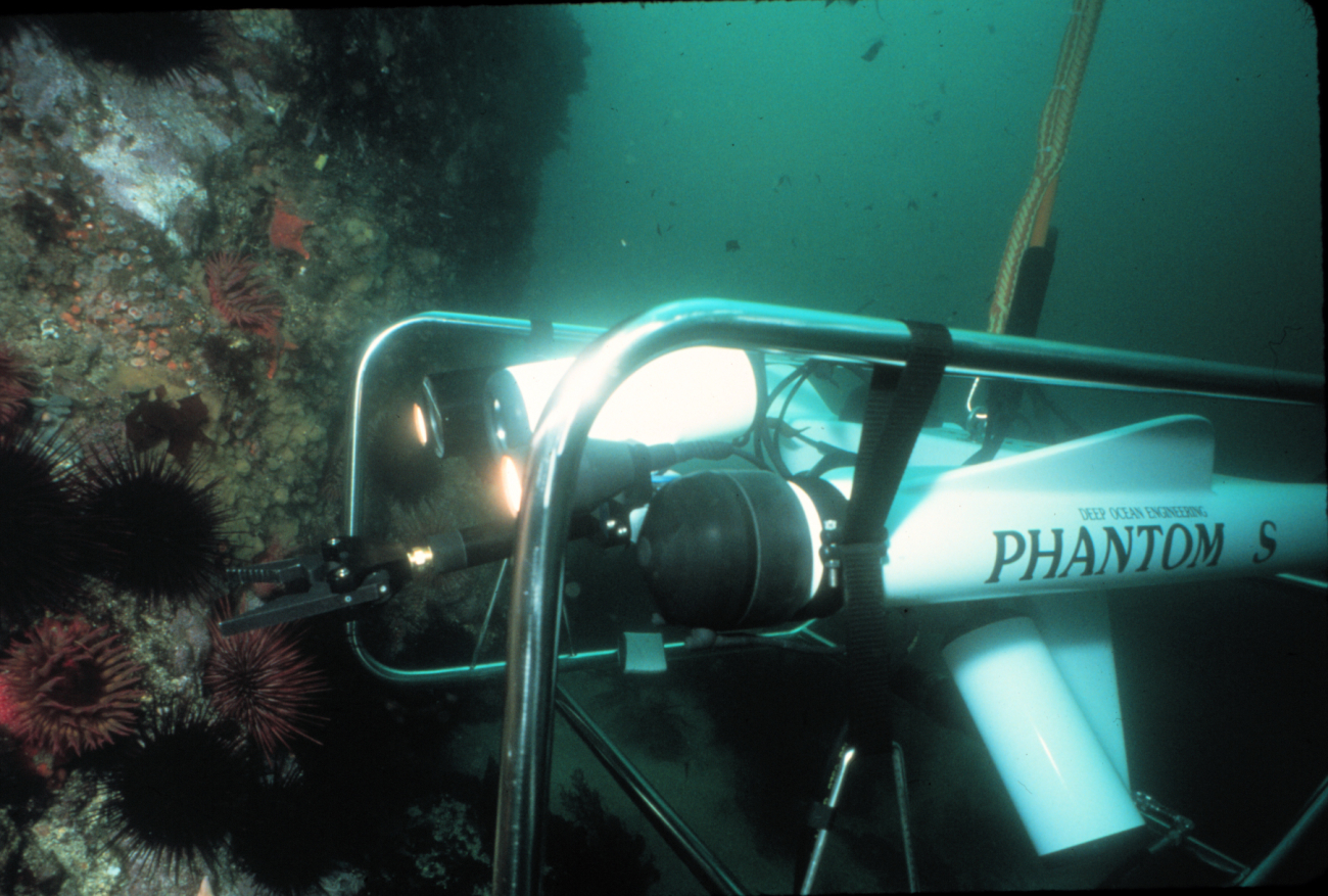 PHANTOM S2 working hard bottom reef in the Gulf of Farallons Sanctuary