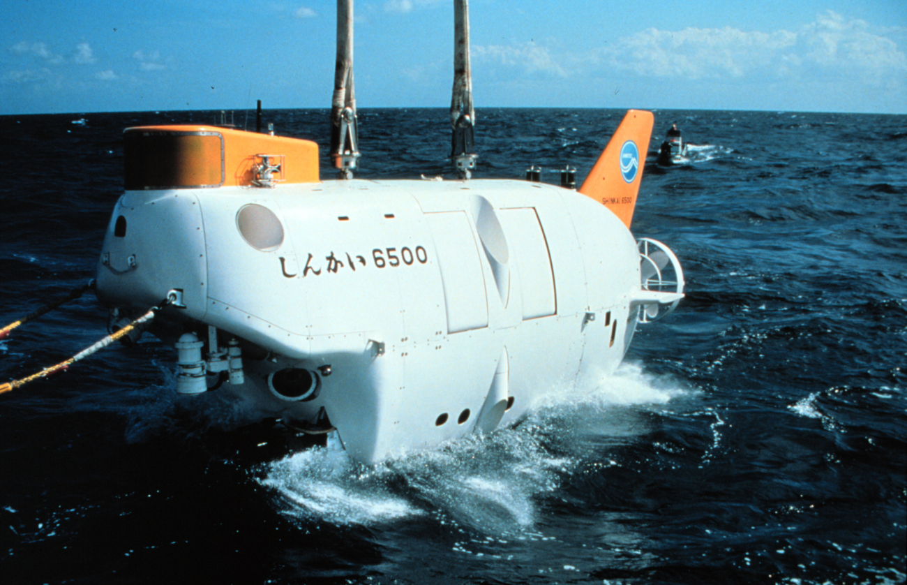 SHINKAI 6500 is rated to 6500 meters, deepest active sub in the world