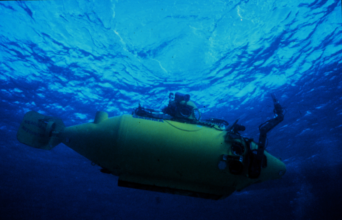 NEKTON GAMMA begins descent to sample Bahamian reefs