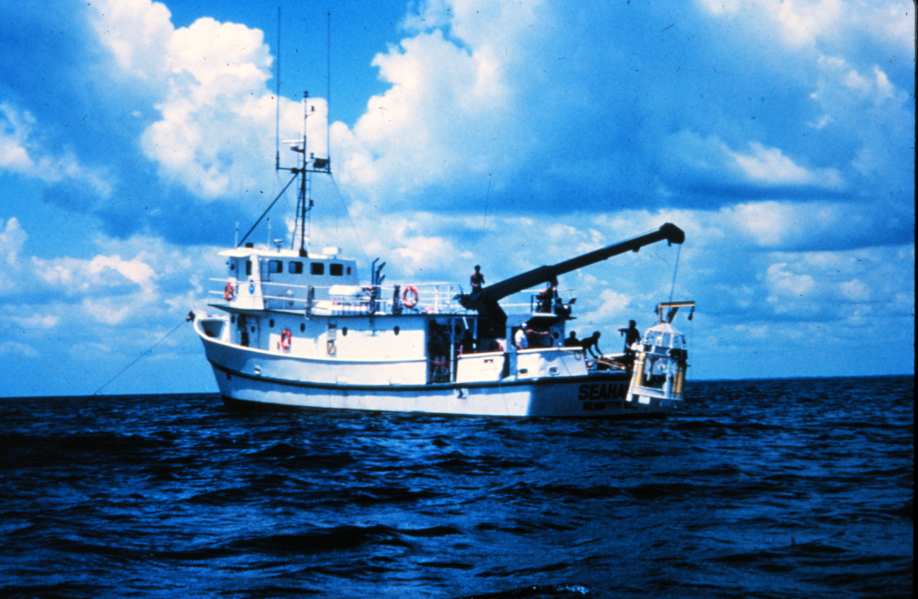 R/V Seahawk, former surface supplied support ship for NURP's southeast center