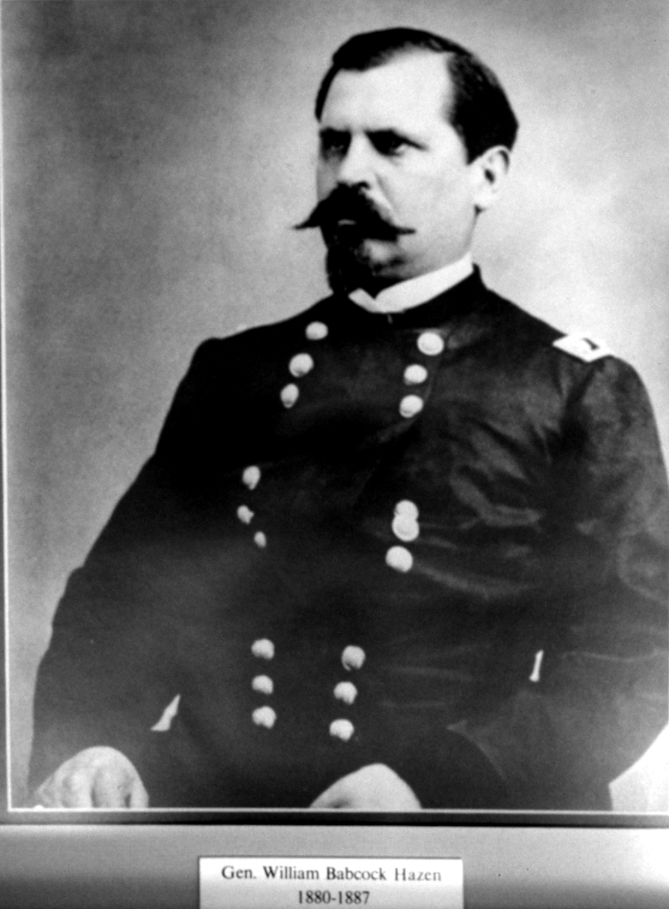 General William Babcock Hazen, head of the weather service 1880-1887