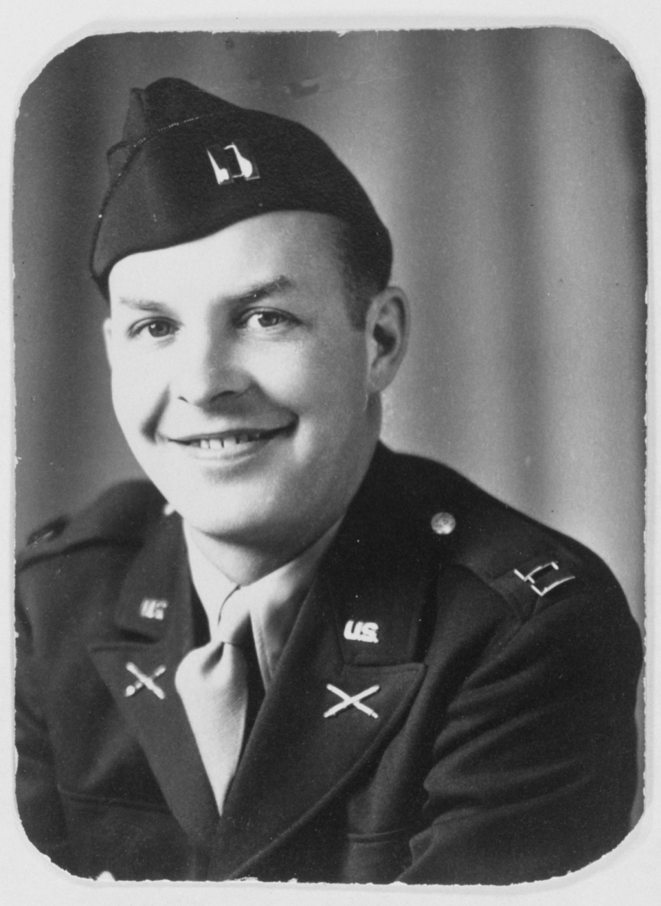 Army Captain Marvin Paulson after being transferred to United States Army in1945