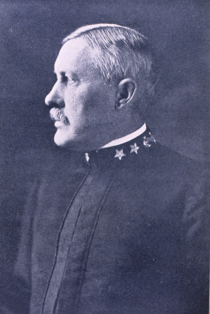 Rear Admiral (UH) Seaton Schroeder, USN, 1849 - 1922, first executive officer of the US Fisheries Commission Steamer ALBATROSS