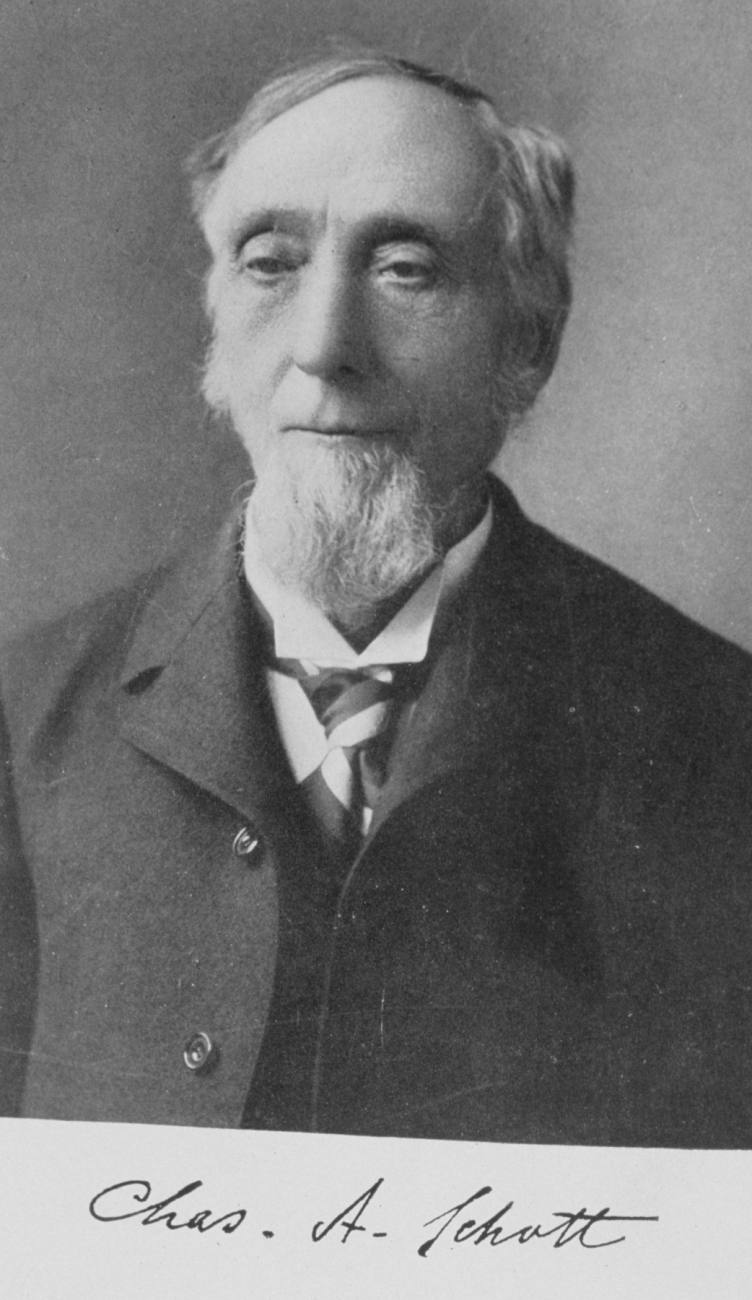 Charles Anton Schott, great mathematician and chief geodesist of the Coast andGeodetic Survey