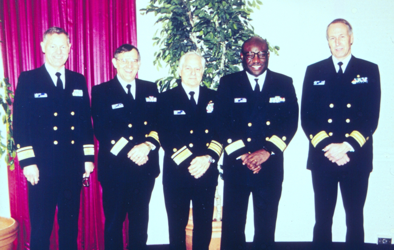 Rear Admirals Sig Petersen, Bill Stubblefield, F