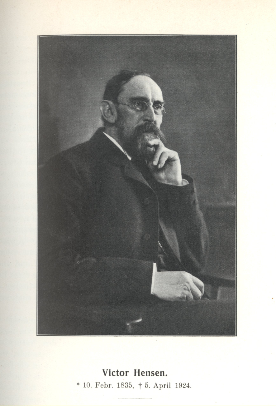 Victor Hensen, German pioneer in the study of oceanic plankton (1835-1924