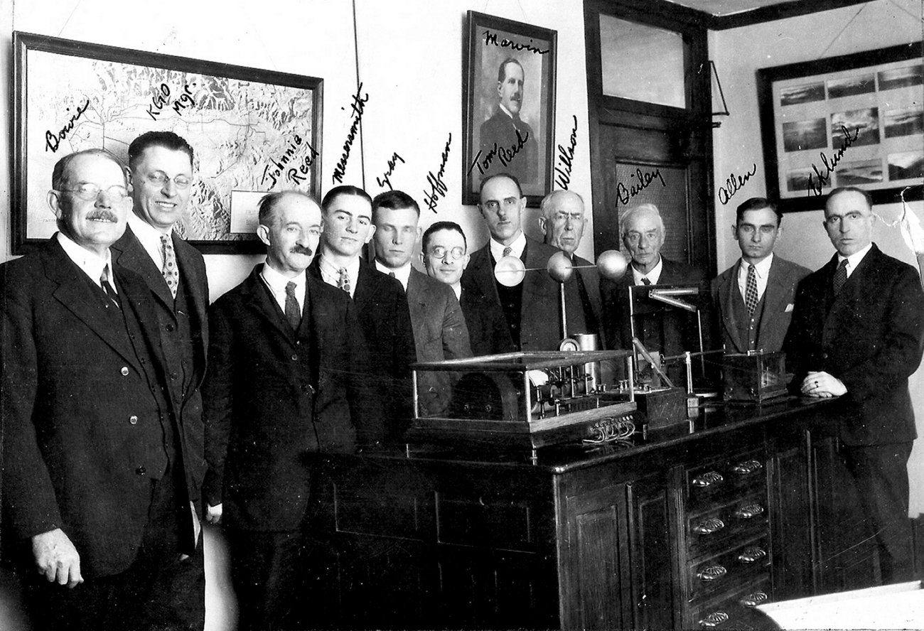 Members of the San Francisco Weather Bureau Office about 1925