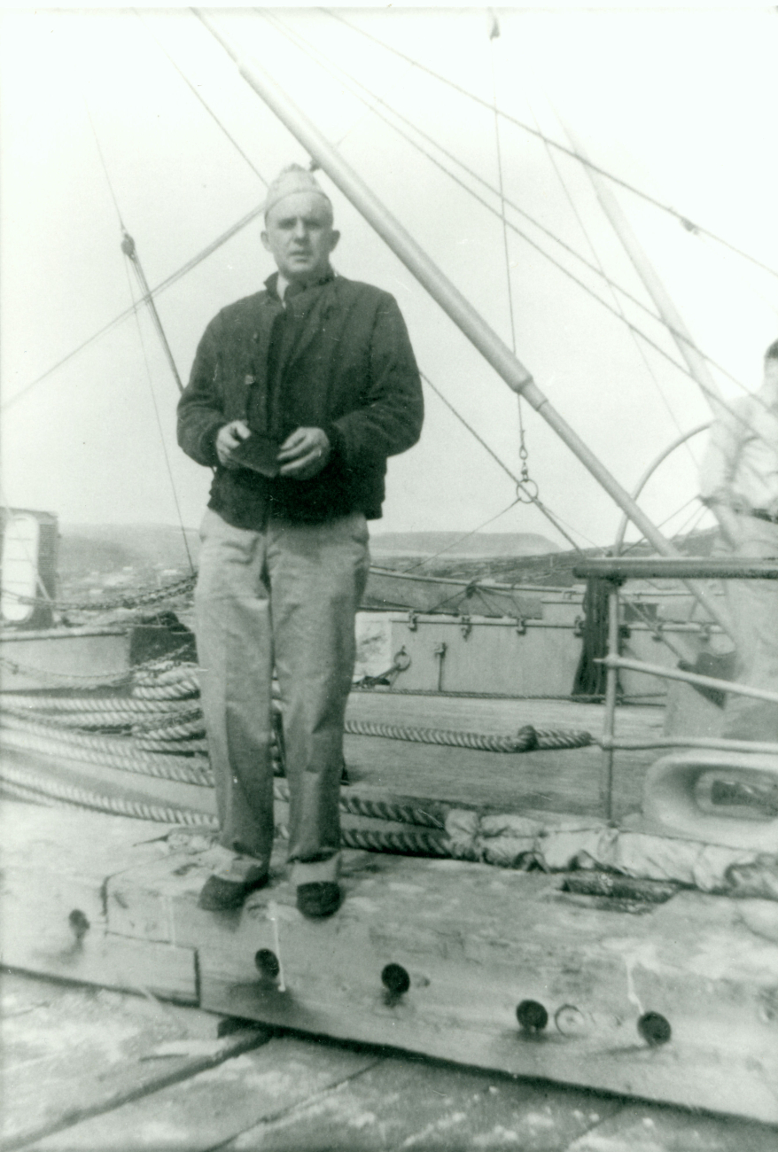 Captain Bainbridge off the USC&GS; Ship EXPLORER