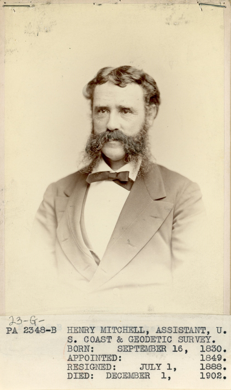 Henry Mitchell (1830-1902)  appointed in the Coast Survey in 1849