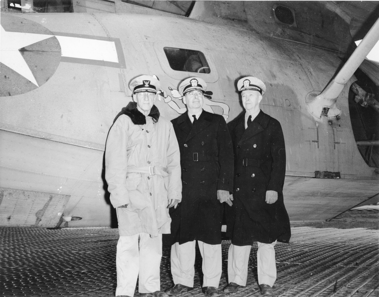 Coast and Geodetic Survey liaison officer to Navy operations in Aleutians withRear Admiral Leo Colbert and Captain Clement Garner on inspection trip ofAlaskan field parties