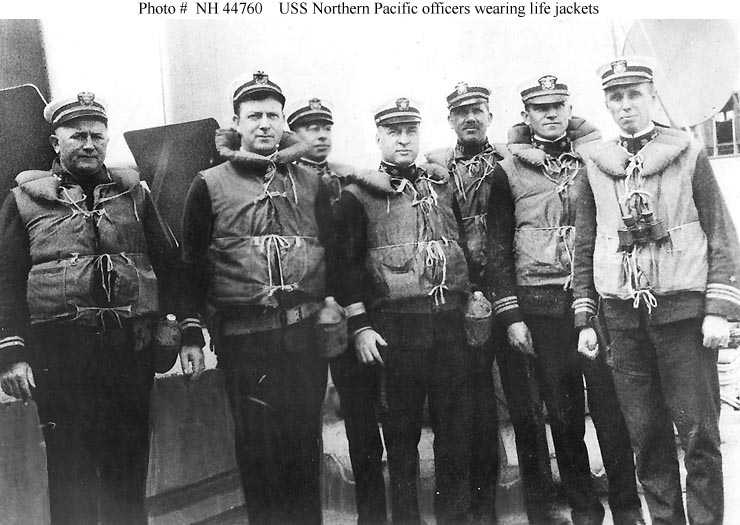 Then Lieutenant Commander Leo Otis Colbert as WW I Naval officer on board theUSS NORTHERN PACIFIC on which he headed a division