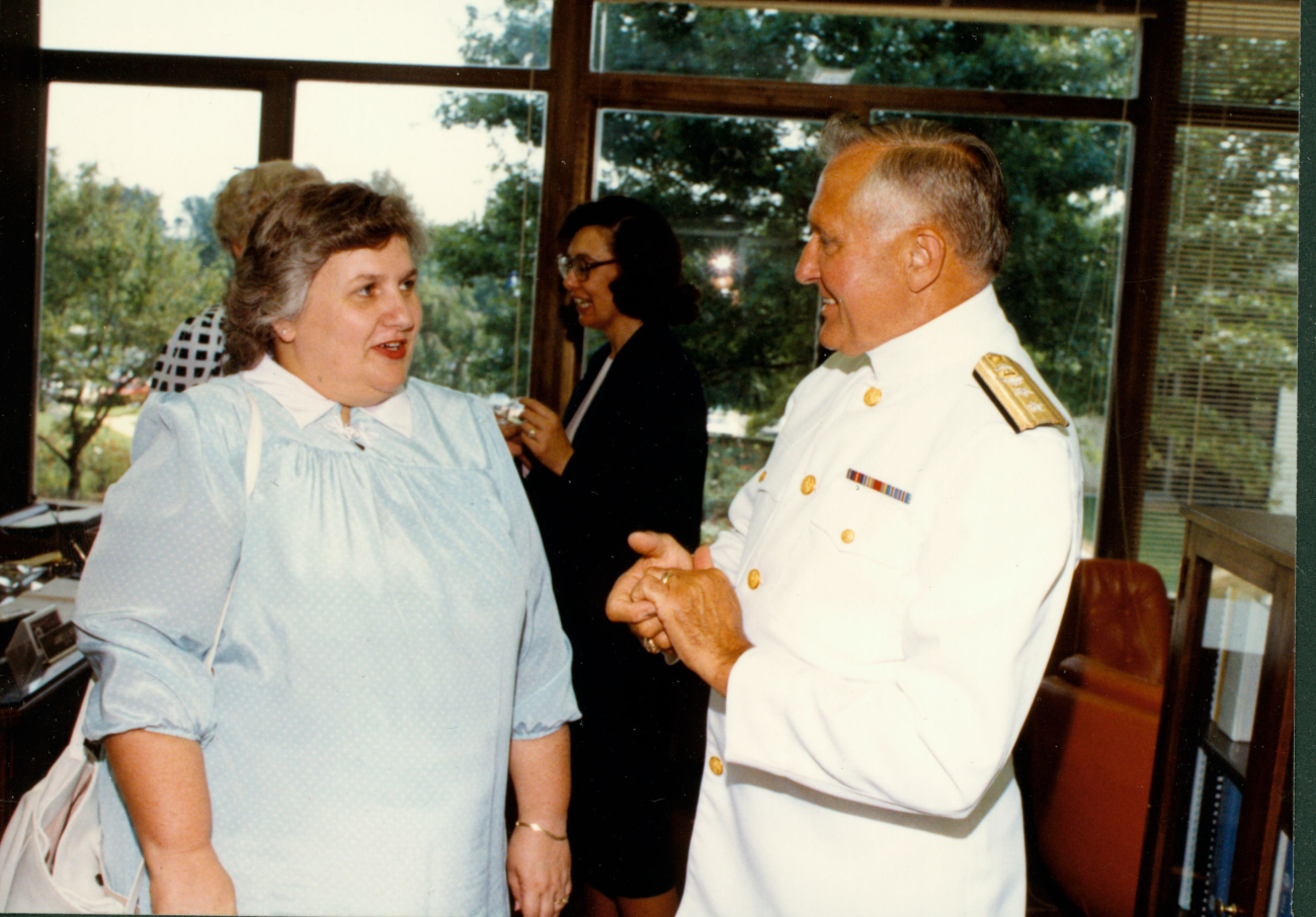 Rear Admiral Eugene Taylor and Ms