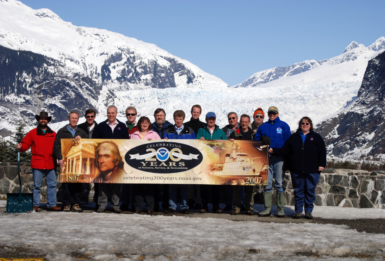By coincidence, Juneau Alaska was hit by 200 inches of snow during NOAA's200th Anniversary Year
