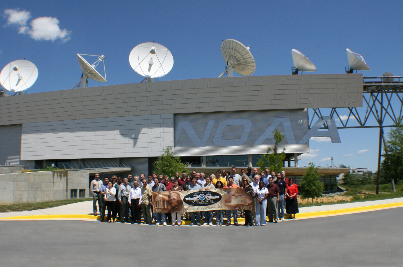 200th Celebration greetings from the NOAA Satellite Operations facility