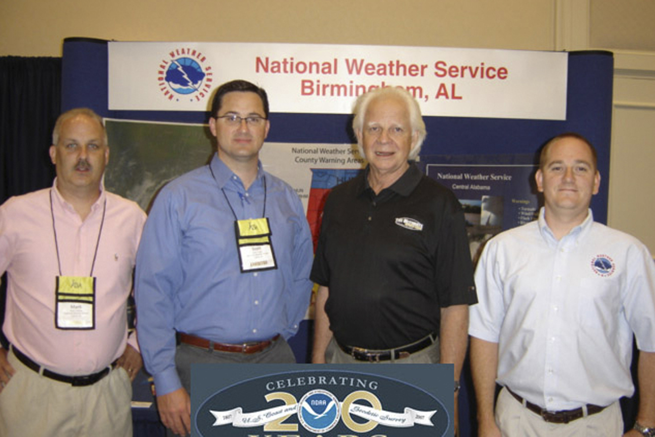Greetings from the Central Gulf Coast!  NOAA's National Weather Service Forecast Office in Birmingham, Alabama represented the NWS offices serving the state atthe Alabama Broadcasters Association 2007 Convention