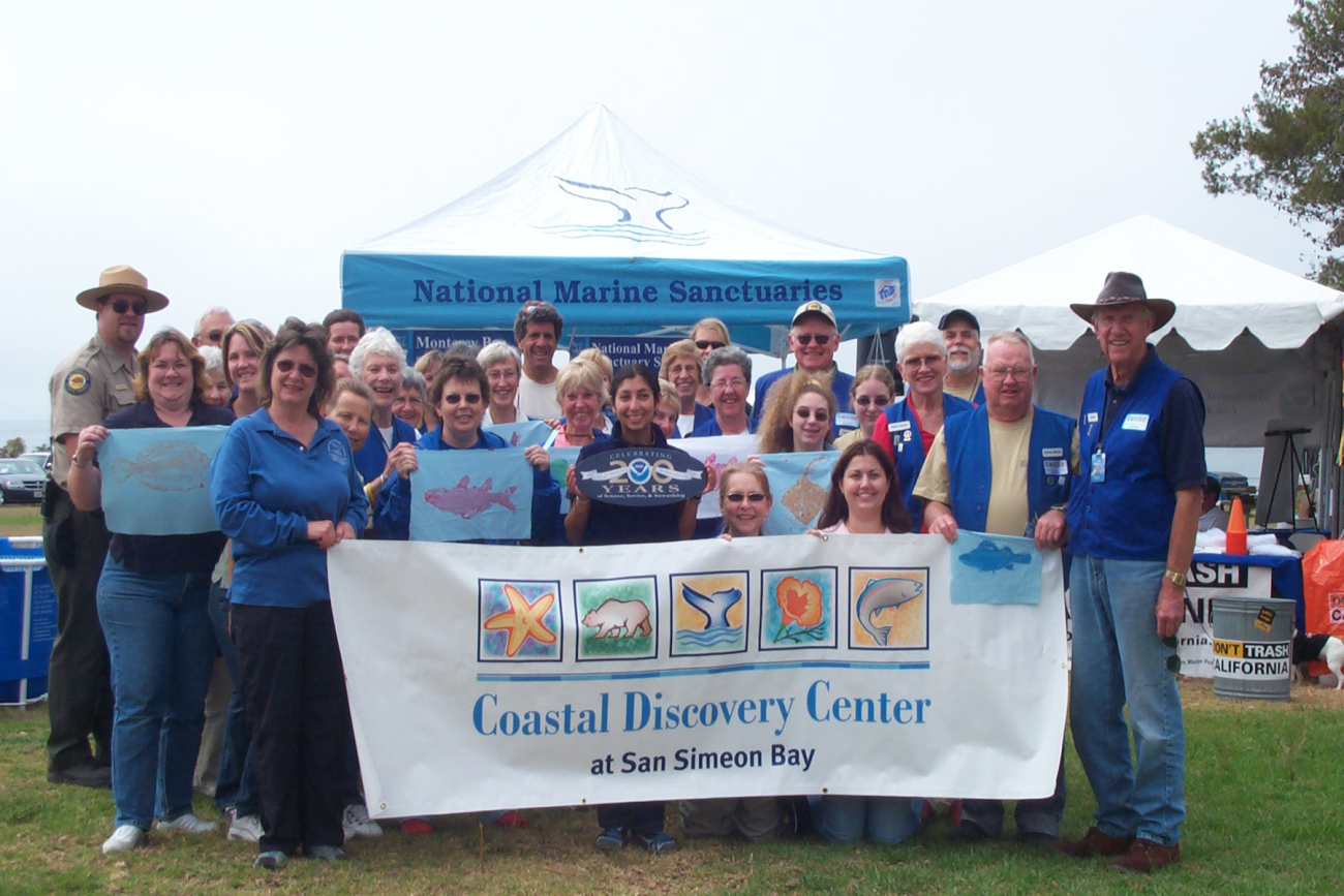 The Monterey Bay National Marine Sanctuary celebrated 15 years with an Ocean'sFair at the Coastal Discovery Center at San Simeon Bay, cooperatively managed by the Monterey Bay National Marine Sanctuary and California State Parks