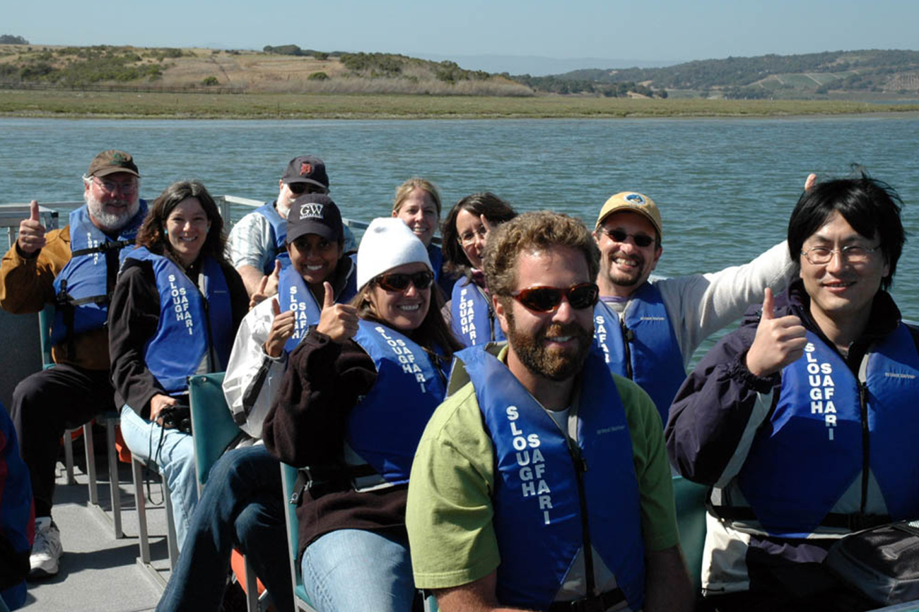 Personnel from the NOAA Marine Protected Area (MPA)  Center visit the MPAlocated at the center of the Monterey Day coastline, the Elkhorn Slough National Estuarine Research Reserve