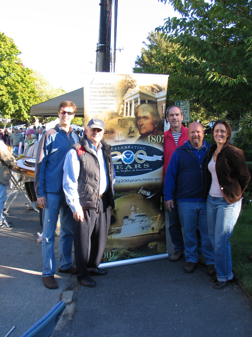 Greetings from Wellfleet, on Cape Cod Massachusetts! Employees from theNortheast Regional Office of the National Marine Fisheries Service along with HQ staff participated in the 7th Annual Wellfleet OysterFest in October