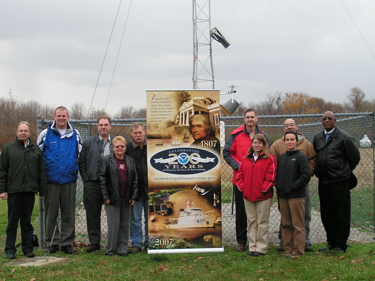 Greetings from Cleveland, Ohio!  NOAA's National Weather Service Office workedclosely with the Old Womans Creek National Estuarine Research Reserve to installinstruments to measure meteorological and hydrological parameters