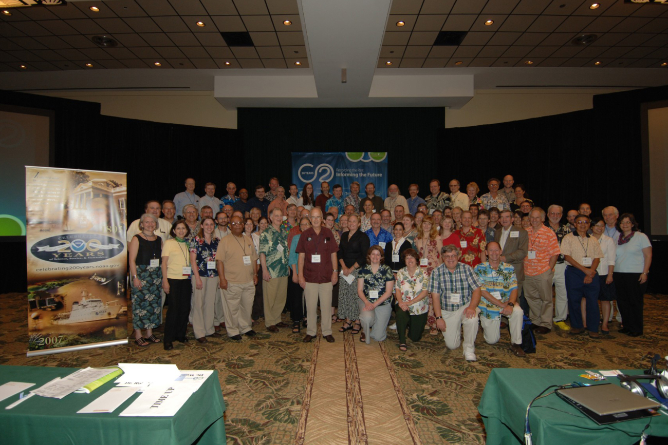 Greetings from Hawaii!  More than 170 participants from around the worldparticipated in the NOAA Earth System Research Laboratory (ESRL) 50thAnniversary of the Global Carbon Dioxide Record Symposium and Celebration