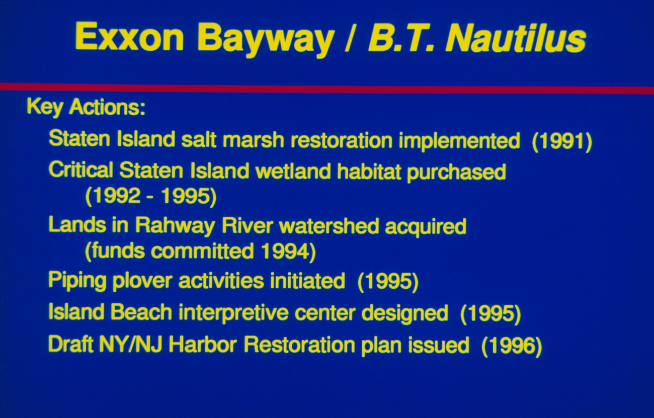 Project history for Exxon Bayway/ B