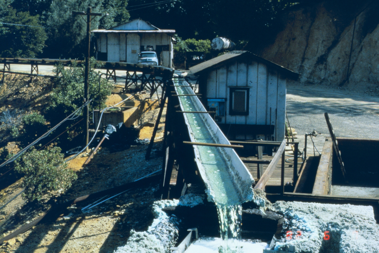 Containment of sludge coming from Iron Mountain Mine, Lawson Portal