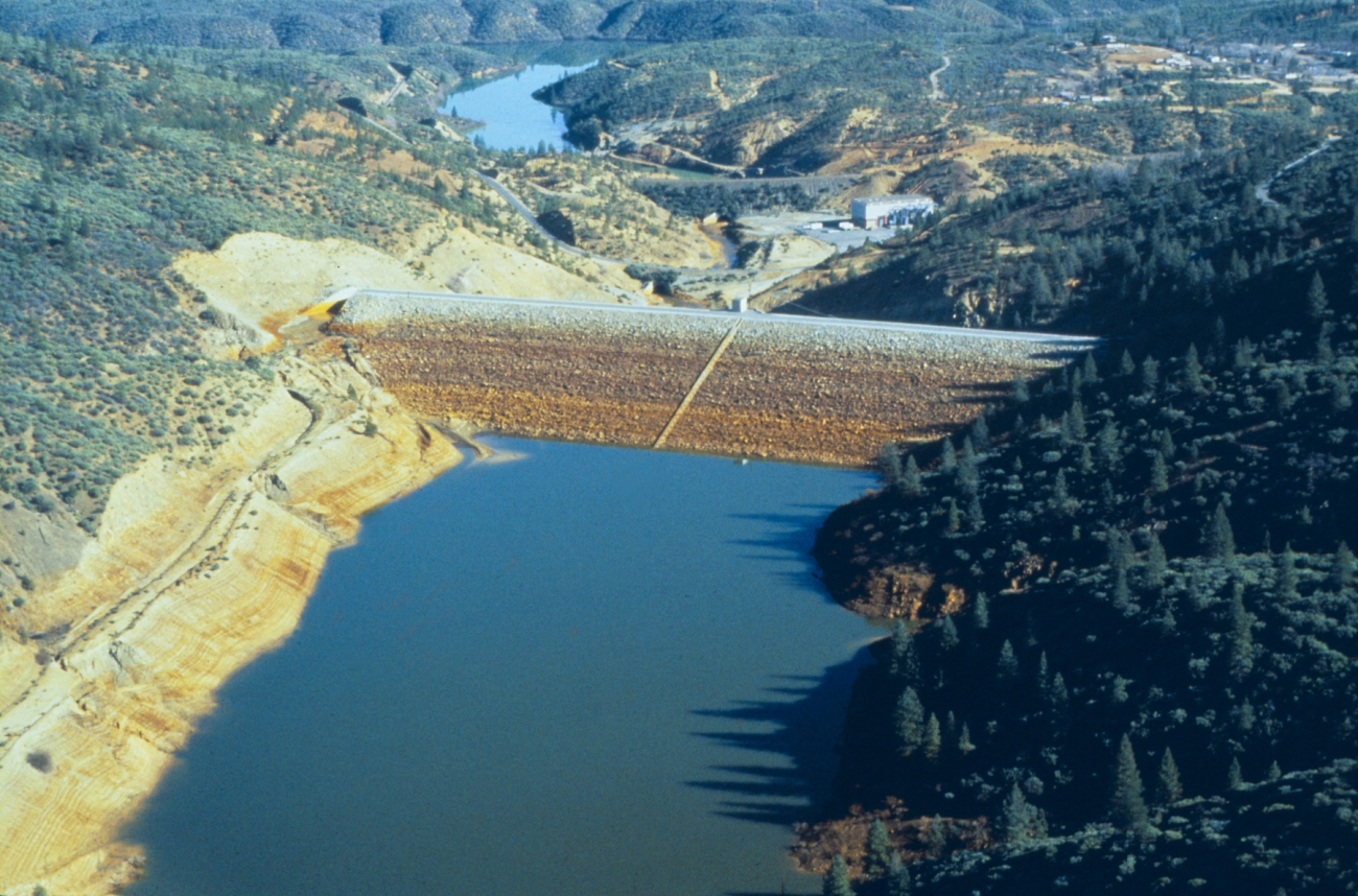 Spring Creek Debris Dam Reservoir