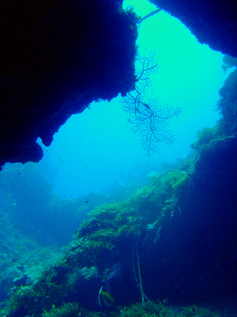 Hole in side of Sankisan Maru