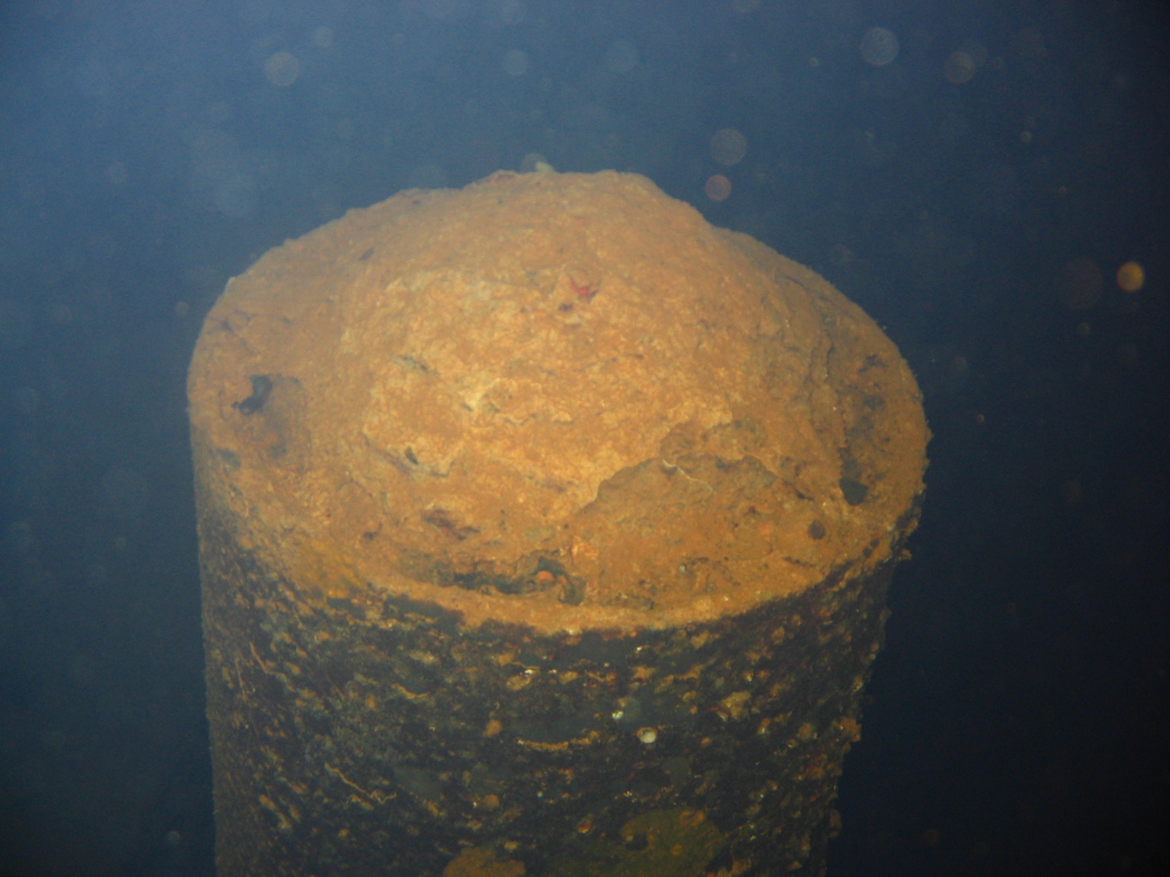 A periscope on the Heian Maru, a submarine tender