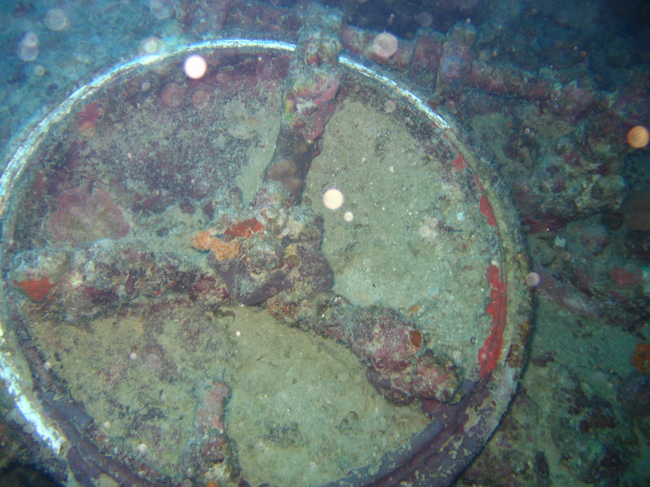 Hatch on the I-169 submarine Shinohara