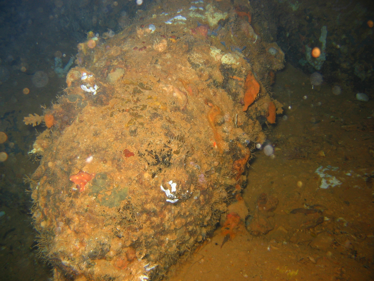 Eighteen-inch shells on the Yamagiri Maru