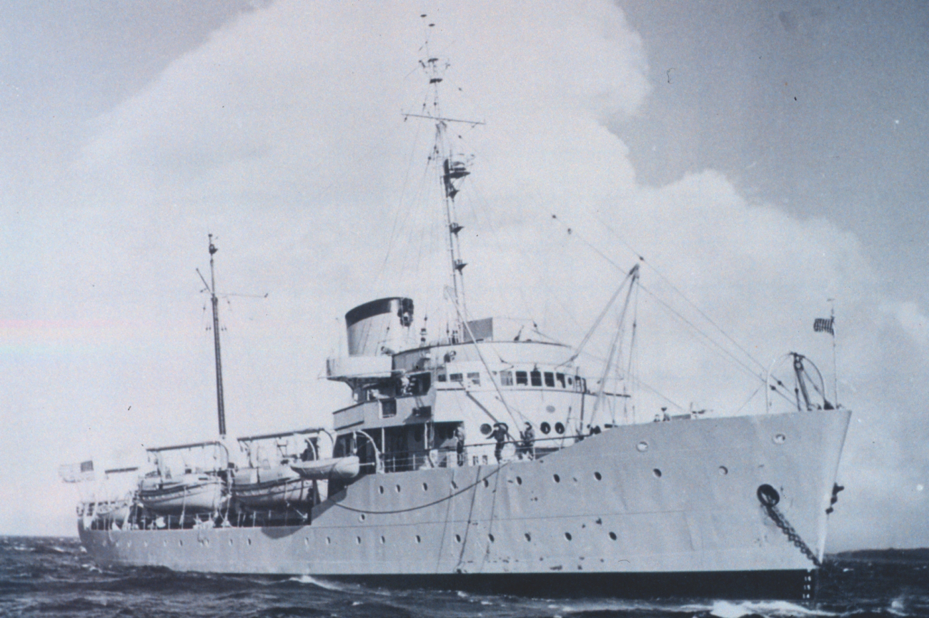Coast and Geodetic Survey Ship EXPLORER at anchor