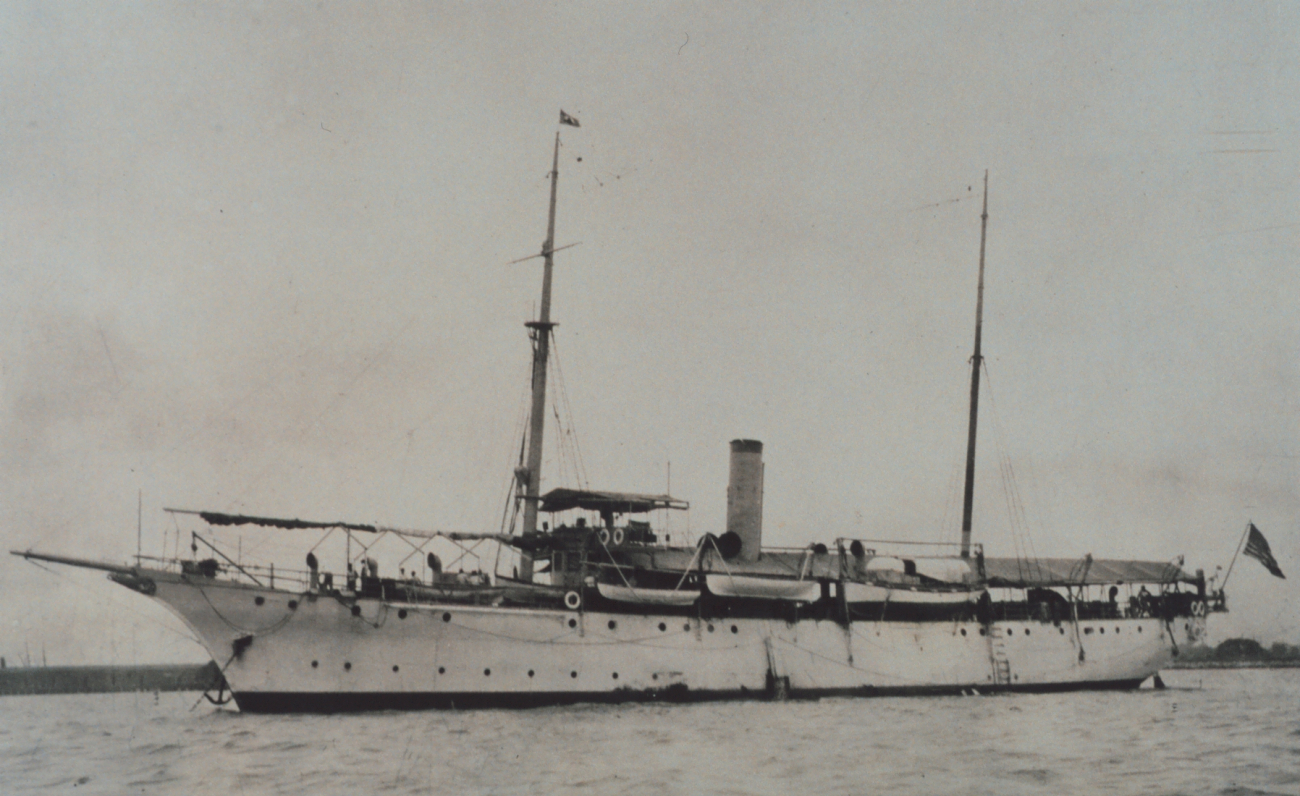 The Coast and Geodetic Survey Ship PATHFINDER in the Philippines in the early1900's