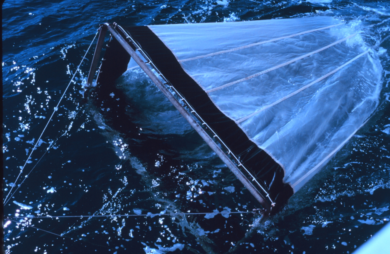 Towed net used to capture plankton