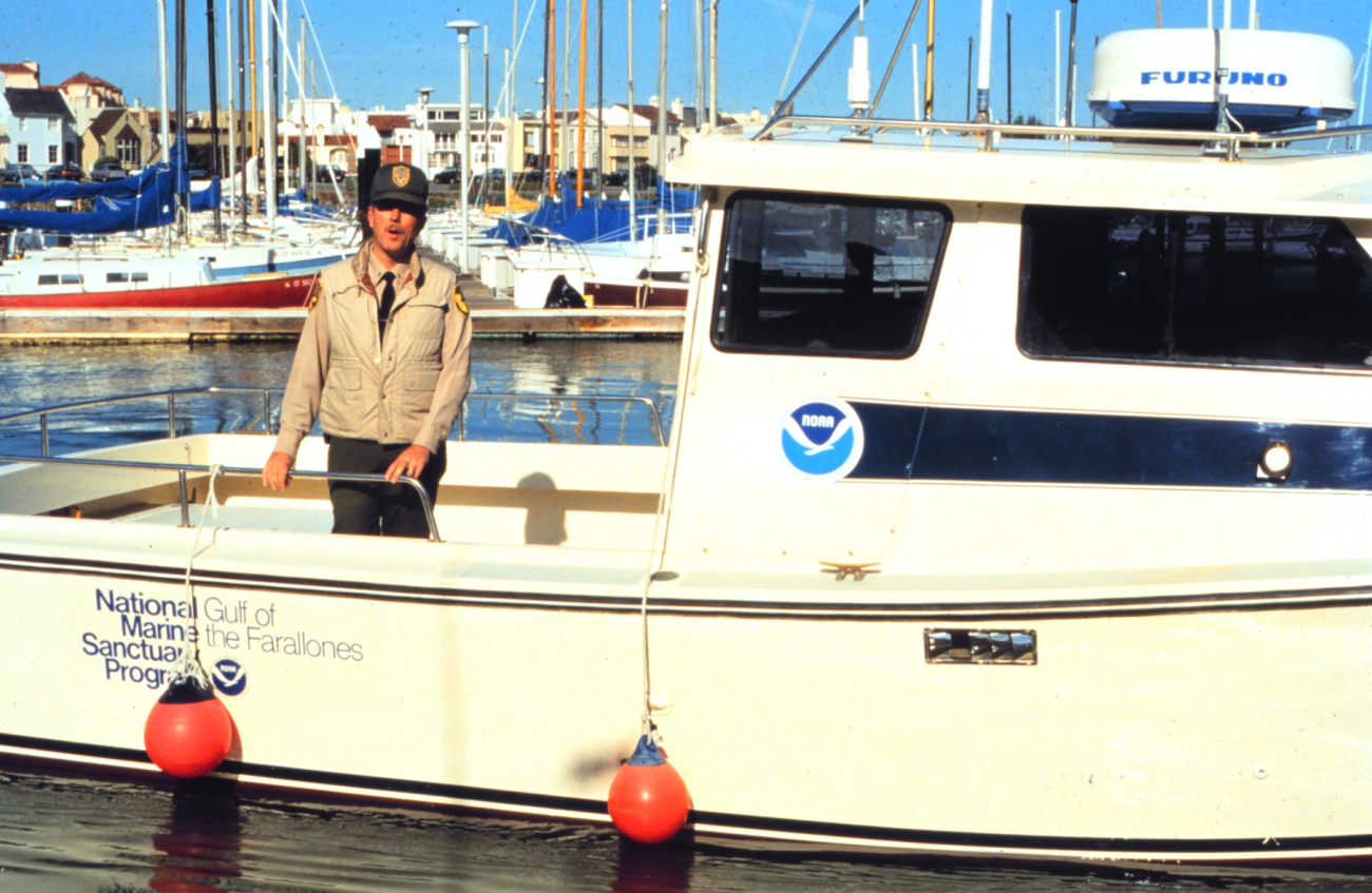 Patrol and research vessel used by the Gulf of the Farallones National MarineSanctuary
