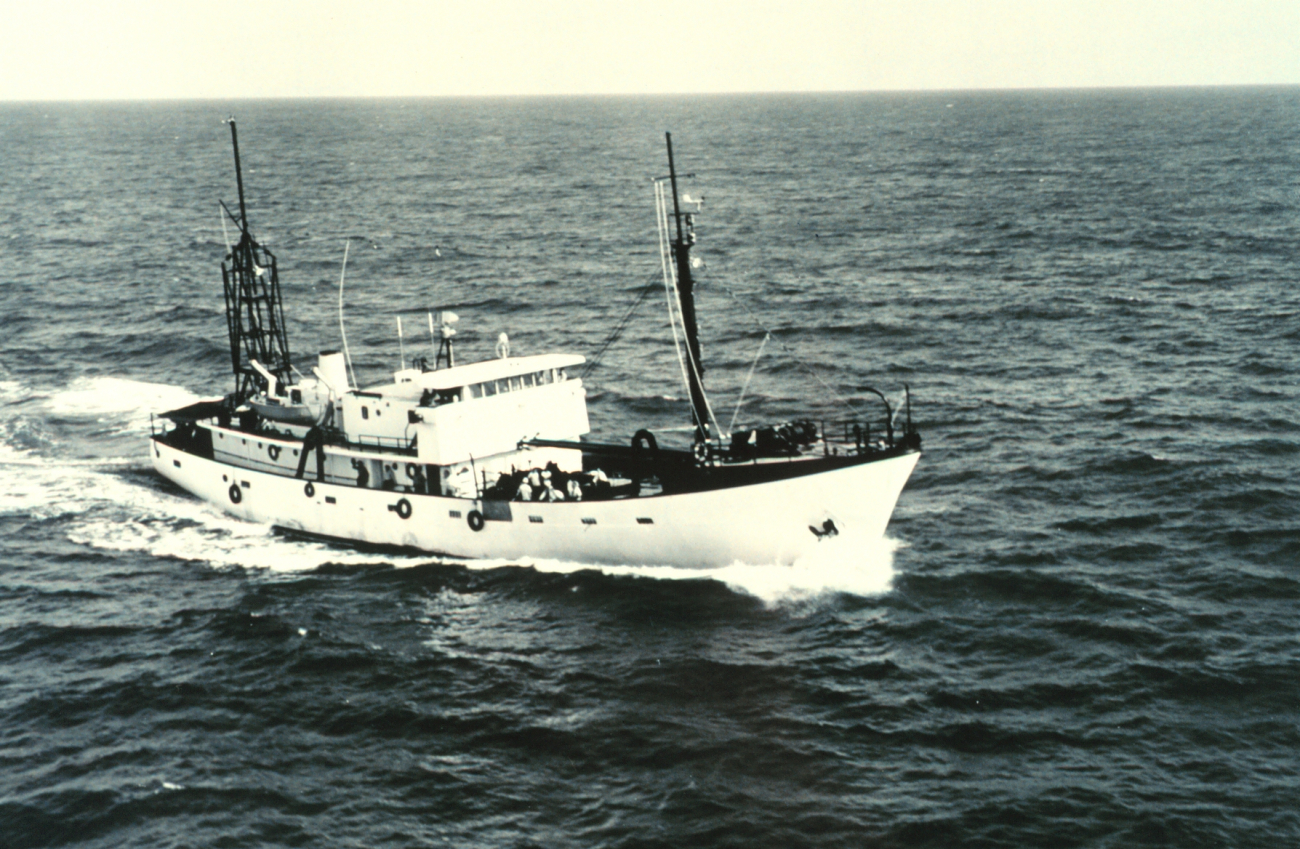 Bureau of Commercial Fisheries Ship TOWNSEND CROMWELL underway